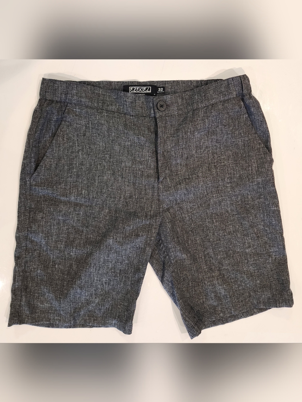 Ezekiel Gray Casual Shorts Pockets Comfy Elastic Waist Men's 32